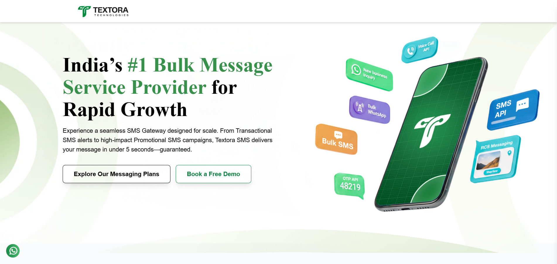 Best Bulk SMS Service Provider in India | WhatsApp Business API ...