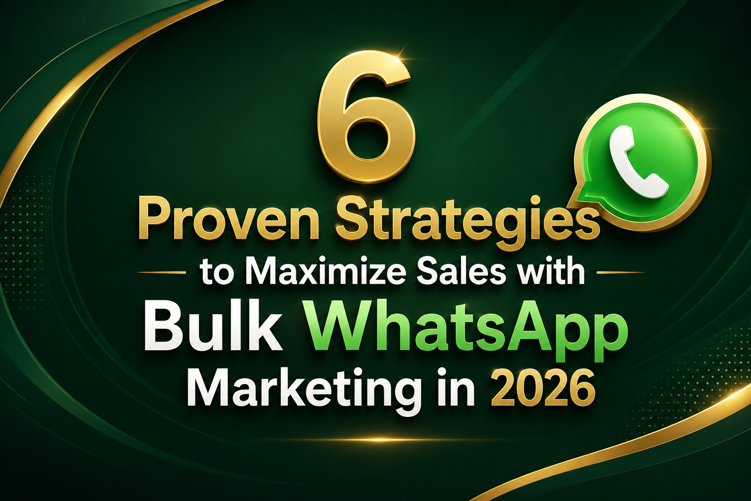 6 Proven Strategies to Maximize Sales with Bulk WhatsApp Marketing in 2026