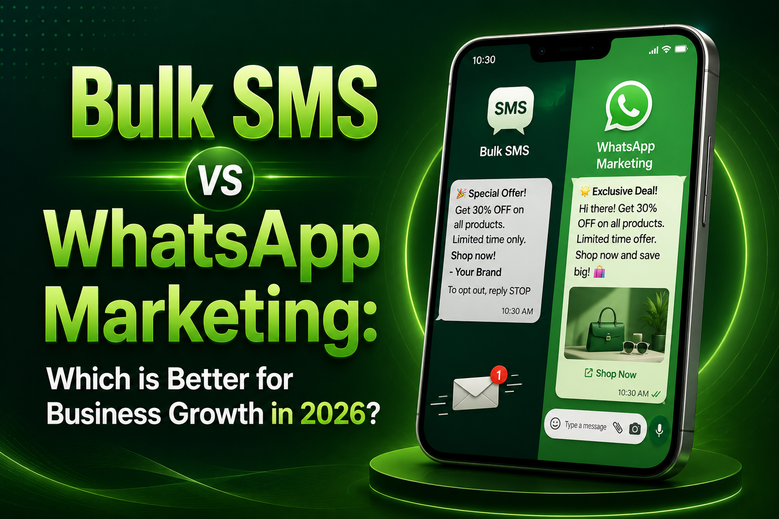 Bulk SMS vs WhatsApp Marketing: Which is Better for Business Growth in 2026?