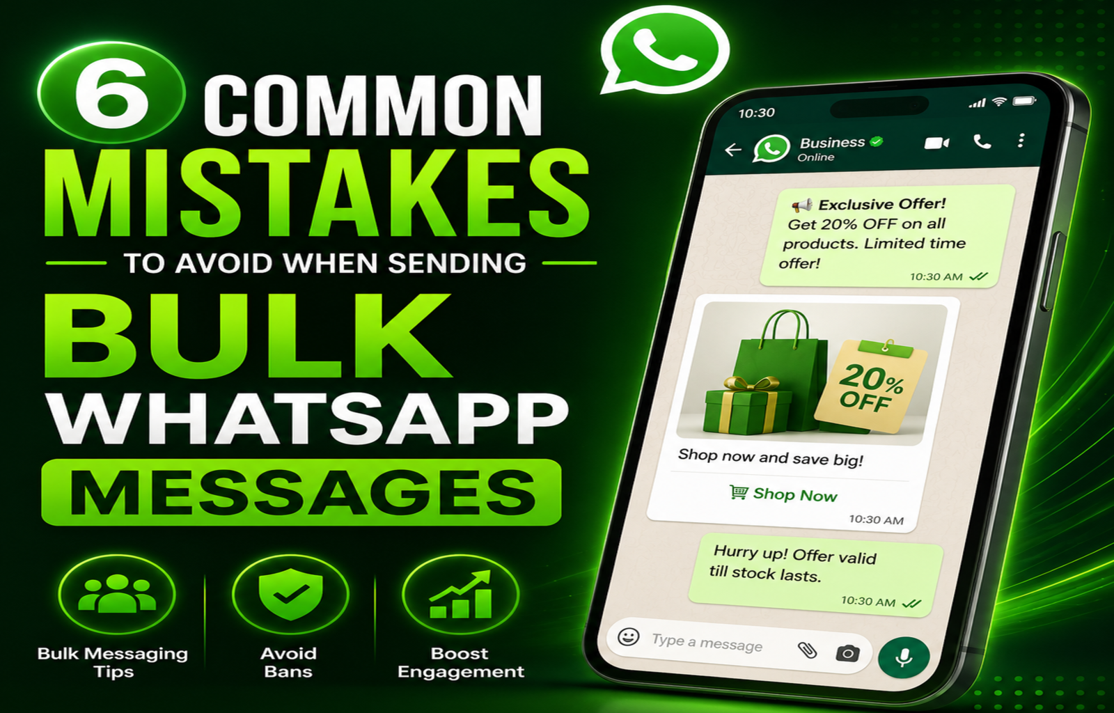 6 Common Mistakes to Avoid When Sending Bulk WhatsApp Messages